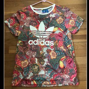 ADIDAS floral shirt